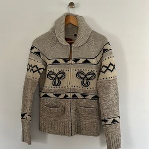 TNA Lambswool Zipper Sweater